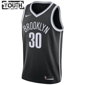 Nike Dječji Dres Brooklyn Nets Seth Curry 30 Icon Edition Swingman Crna