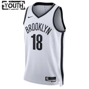 Nike Dječji Dres Brooklyn Nets Yuta Watanabe 18 Association Edition Swingman Bijela