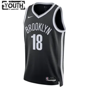 Nike Dječji Dres Brooklyn Nets Yuta Watanabe 18 Icon Edition Swingman Crna