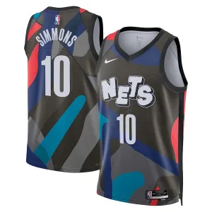Nike Muški Dres Brooklyn Nets Ben Simmons City Edition 2023/24 Swingman Crna