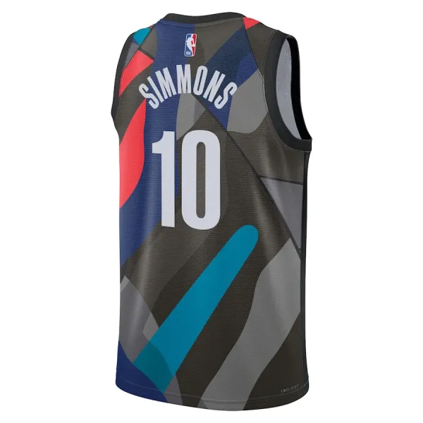 Nike Muški Dres Brooklyn Nets Ben Simmons City Edition 2023/24 Swingman Crna