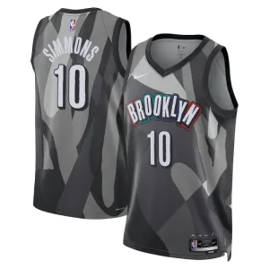 Nike Muški Dres Brooklyn Nets Ben Simmons City Edition 2024/25 Swingman Sivo