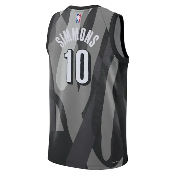 Nike Muški Dres Brooklyn Nets Ben Simmons City Edition 2024/25 Swingman Sivo