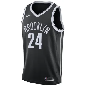 Nike Muški Dres Brooklyn Nets Cameron Thomas 24 Icon Edition Swingman Crna