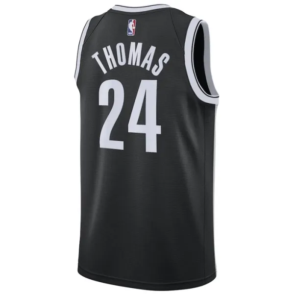Nike Muški Dres Brooklyn Nets Cameron Thomas 24 Icon Edition Swingman Crna