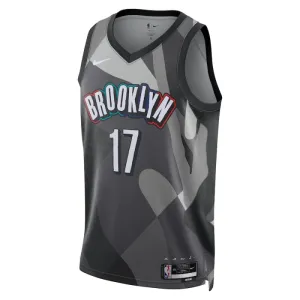 Nike Muški Dres Brooklyn Nets Dennis Schroder City Edition 2024/25 Swingman Sivo