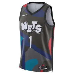 Nike Muški Dres Brooklyn Nets Mikal Bridges City Edition 2023/24 Swingman Crna