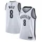 Nike Muški Dres Brooklyn Nets Patty Mills 8 Association Edition Swingman Bijela