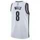 Nike Muški Dres Brooklyn Nets Patty Mills 8 Association Edition Swingman Bijela