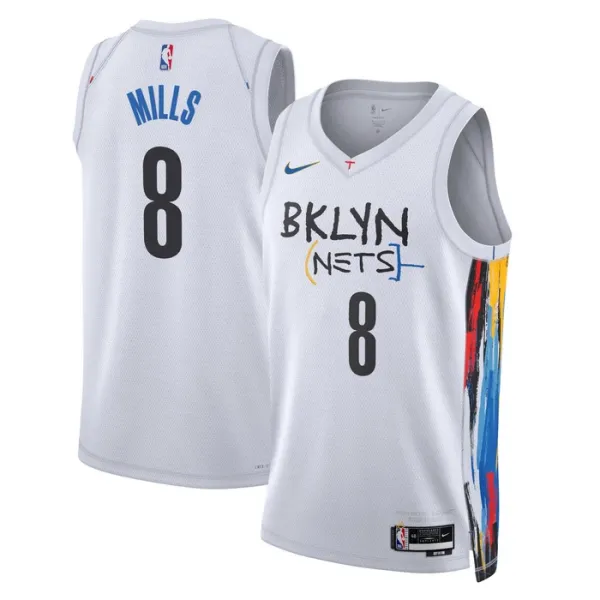 Nike Muški Dres Brooklyn Nets Patty Mills 8 City Edition 2022/23 Swingman Bijela Nike Muški Dres Brooklyn Nets Patty Mills 8 City Edition 2022/23 Swingman Bijela