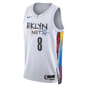 Nike Muški Dres Brooklyn Nets Patty Mills 8 City Edition 2022/23 Swingman Bijela