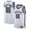 Nike Muški Dres Brooklyn Nets Personalizacija Association Edition Swingman Bijela