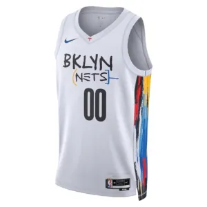Nike Muški Dres Brooklyn Nets Personalizacija City Edition 2022/23 Swingman Bijela