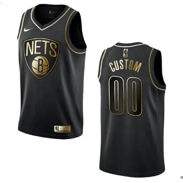 Nike Muški Dres Brooklyn Nets Personalizacija Golden Edition Swingman Crna Nike Muški Dres Brooklyn Nets Personalizacija Golden Edition Swingman Crna