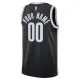 Nike Muški Dres Brooklyn Nets Personalizacija Icon Edition Swingman Crna