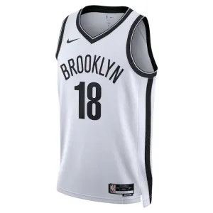 Nike Muški Dres Brooklyn Nets Yuta Watanabe 18 Association Edition Swingman Bijela