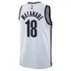 Nike Muški Dres Brooklyn Nets Yuta Watanabe 18 Association Edition Swingman Bijela