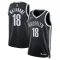 Nike Muški Dres Brooklyn Nets Yuta Watanabe 18 Icon Edition Swingman Crna