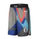 Nike Muški Kratke Hlače Brooklyn Nets City Edition 2023/24 Swingman Crna