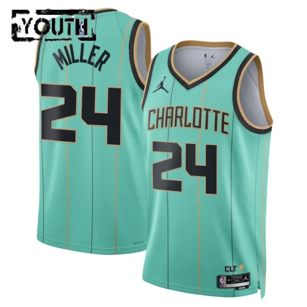 Dječji Dres Charlotte Hornets Jordan Brandon Miller City Edition 2024/25 Swingman Teal Dječji Dres Charlotte Hornets Jordan Brandon Miller City Edition 2024/25 Swingman Teal