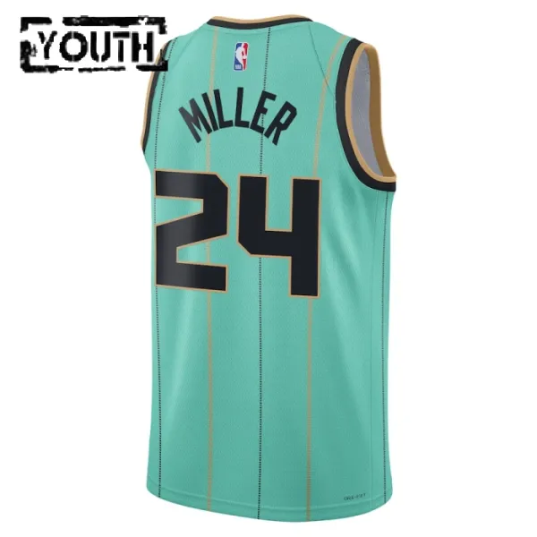 Dječji Dres Charlotte Hornets Jordan Brandon Miller City Edition 2024/25 Swingman Teal