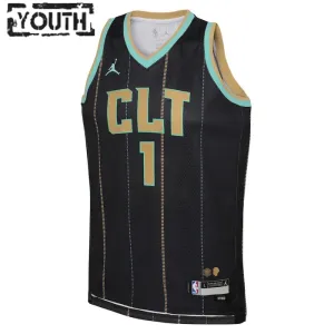 Dječji Dres Charlotte Hornets Jordan Lamelo Ball 1 City Edition 2022/23 Swingman Crna