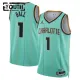 Dječji Dres Charlotte Hornets Jordan Lamelo Ball City Edition 2024/25 Swingman Teal Dječji Dres Charlotte Hornets Jordan Lamelo Ball City Edition 2024/25 Swingman Teal