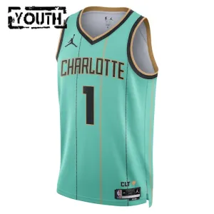 Dječji Dres Charlotte Hornets Jordan Lamelo Ball City Edition 2024/25 Swingman Teal