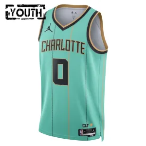 Dječji Dres Charlotte Hornets Jordan Miles Bridges City Edition 2024/25 Swingman Teal