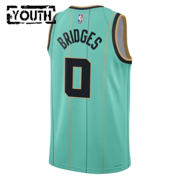 Dječji Dres Charlotte Hornets Jordan Miles Bridges City Edition 2024/25 Swingman Teal