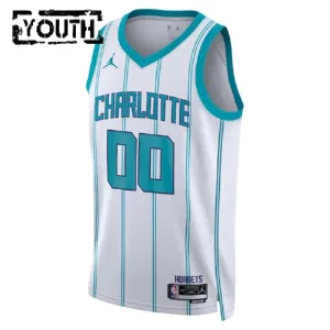 Dječji Dres Charlotte Hornets Jordan Personalizacija Association Edition Swingman Bijela