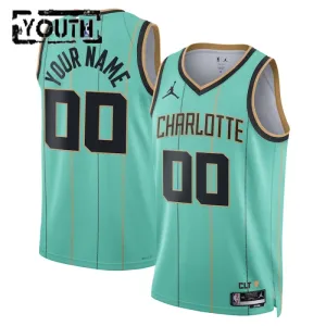 Dječji Dres Charlotte Hornets Jordan Personalizacija City Edition 2024/25 Swingman Teal