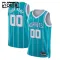 Dječji Dres Charlotte Hornets Jordan Personalizacija Icon Edition Swingman Teal