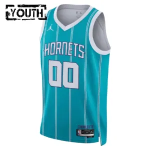 Dječji Dres Charlotte Hornets Jordan Personalizacija Icon Edition Swingman Teal