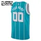 Dječji Dres Charlotte Hornets Jordan Personalizacija Icon Edition Swingman Teal