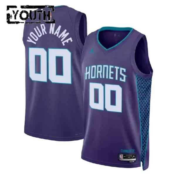 Dječji Dres Charlotte Hornets Jordan Personalizacija Statement Edition Swingman Ljubičasta Dječji Dres Charlotte Hornets Jordan Personalizacija Statement Edition Swingman Ljubičasta