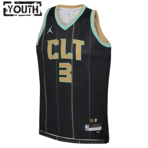 Dječji Dres Charlotte Hornets Jordan Terry Rozier III 3 City Edition 2022/23 Swingman Crna