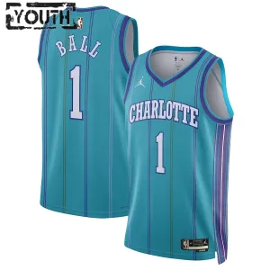 Jordan Dječji Dres Charlotte Hornets LaMelo Ball Classic Edition 2023/24 Swingman Teal