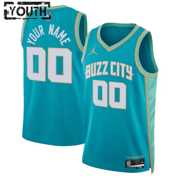 Jordan Dječji Dres Charlotte Hornets Personalizacija City Edition 2023/24 Swingman Teal Jordan Dječji Dres Charlotte Hornets Personalizacija City Edition 2023/24 Swingman Teal