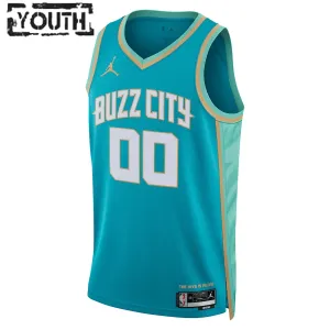 Jordan Dječji Dres Charlotte Hornets Personalizacija City Edition 2023/24 Swingman Teal