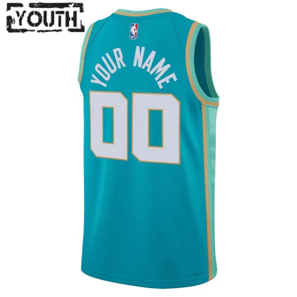 Jordan Dječji Dres Charlotte Hornets Personalizacija City Edition 2023/24 Swingman Teal