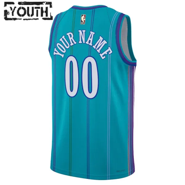 Jordan Dječji Dres Charlotte Hornets Personalizacija Classic Edition 2023/24 Swingman Teal