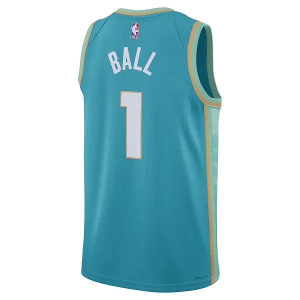 Jordan Muški Dres Charlotte Hornets LaMelo Ball City Edition 2023/24 Swingman Teal