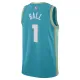 Jordan Muški Dres Charlotte Hornets LaMelo Ball City Edition 2023/24 Swingman Teal