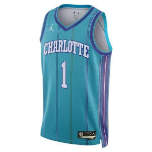 Jordan Muški Dres Charlotte Hornets LaMelo Ball Classic Edition 2023/24 Swingman Teal