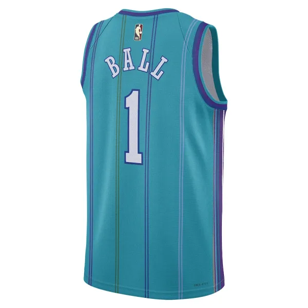 Jordan Muški Dres Charlotte Hornets LaMelo Ball Classic Edition 2023/24 Swingman Teal