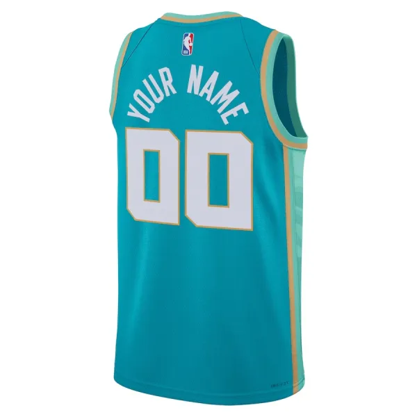 Jordan Muški Dres Charlotte Hornets Personalizacija City Edition 2023/24 Swingman Teal