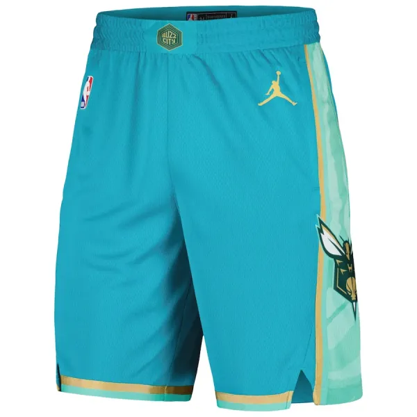 Jordan Muški Kratke Hlače Charlotte Hornets City Edition 2023/24 Swingman Teal