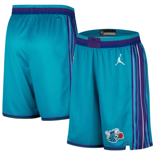 Jordan Muški Kratke Hlače Charlotte Hornets Classic Edition 2023/24 Swingman Teal Jordan Muški Kratke Hlače Charlotte Hornets Classic Edition 2023/24 Swingman Teal