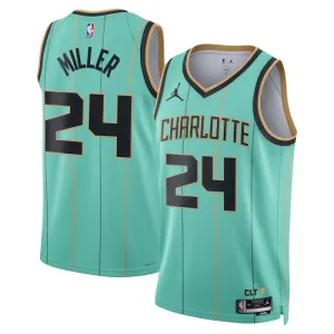 Muški Dres Charlotte Hornets Jordan Brandon Miller City Edition 2024/25 Swingman Teal